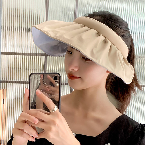 Дамска лятна слънцезащитна шапка с козирка 