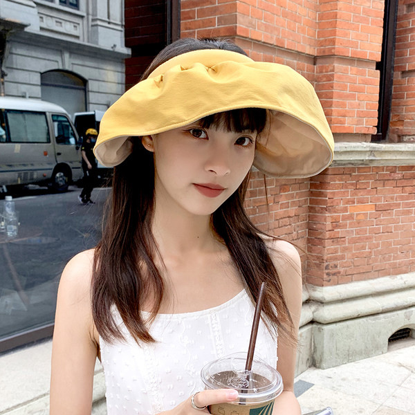 Дамска лятна слънцезащитна шапка с козирка 