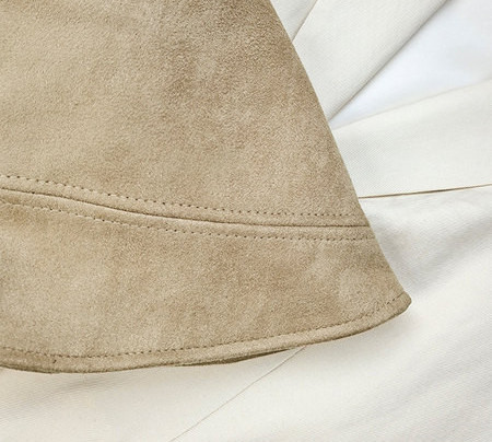 Дамска шапка тип рибарска от еко велур 