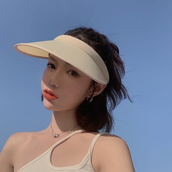 Vasarinė skrybėlė su apsauga nuo saulės