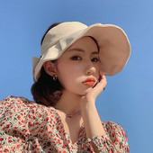 Дамска лятна козирка с панделка