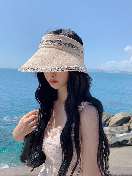 Ženski slamnati šešir - sa šilterom