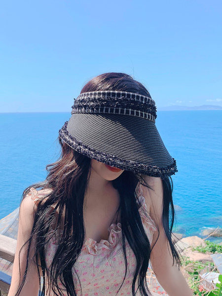 Ženski slamnati šešir - sa šilterom