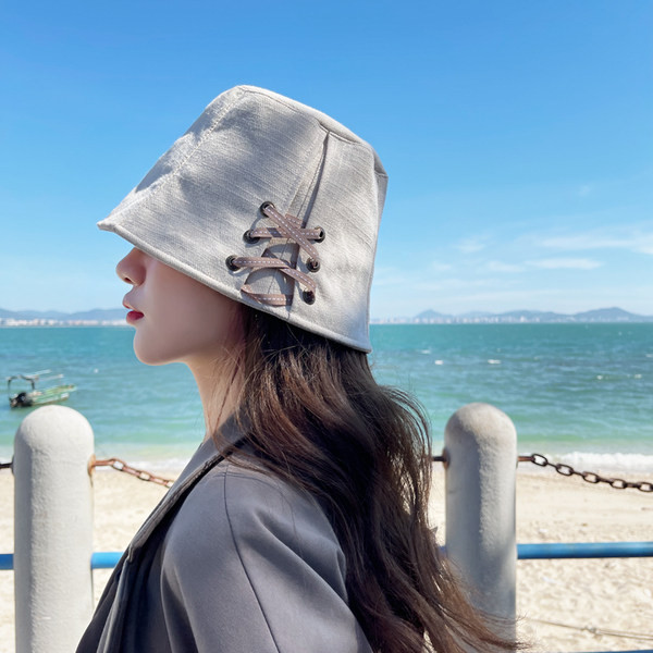 Дамска рибарска шапка с връзки