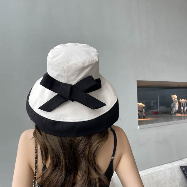 Дамска слънцезащитна шапка- с панделка