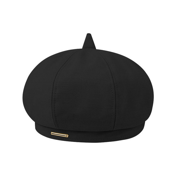 Текстилна дамска барета с метален елемент