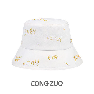 Текстилна рибарска шапка с надписи