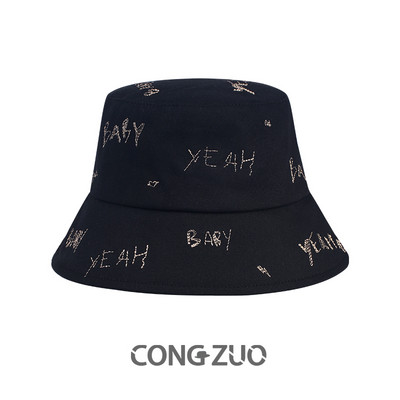 Текстилна рибарска шапка с надписи