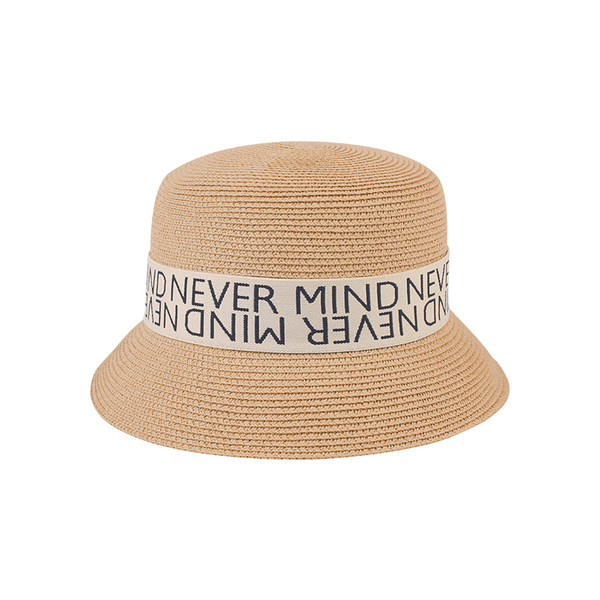 Naiste õlgkübar kirjaga kalastustüüp