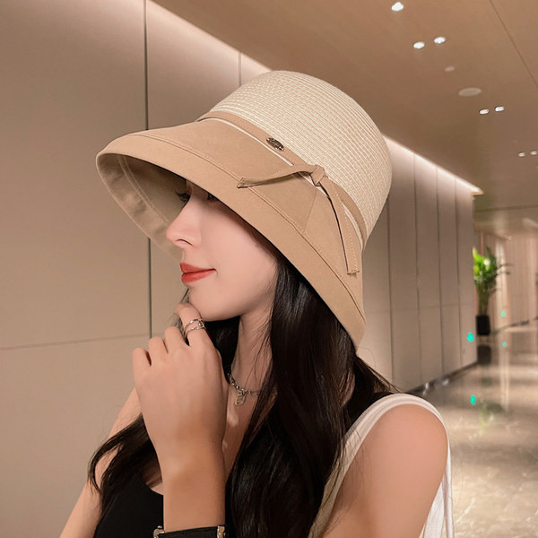 Дамска шапка с панделка в четири цвята