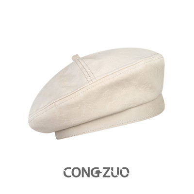 Naiste ühevärviline barettmüts