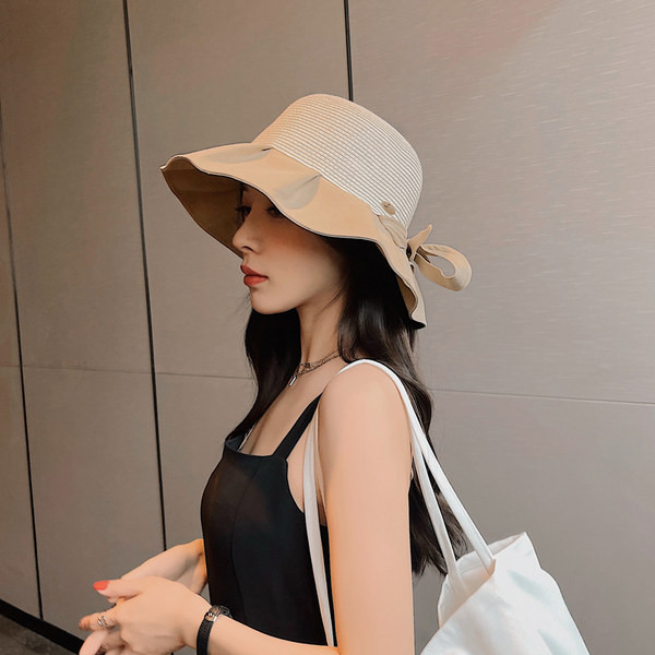 Laia äärega suvine õlgkübar