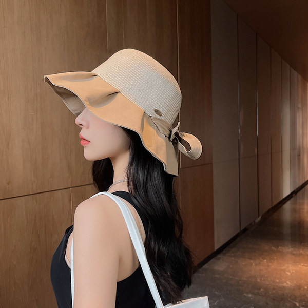 Laia äärega suvine õlgkübar