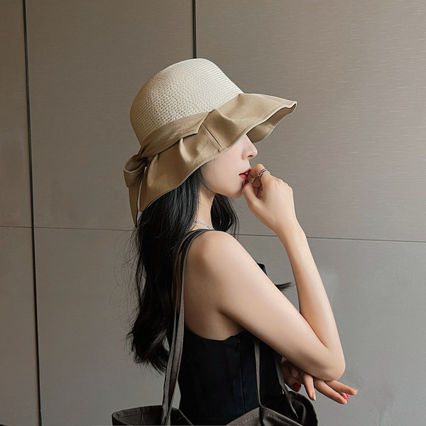 Laia äärega suvine õlgkübar