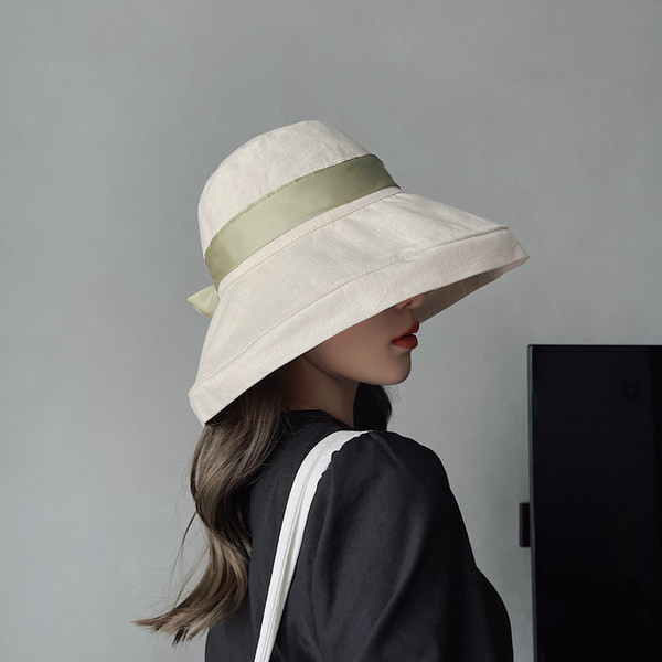 Дамска ежедневна шапка с шал и голяма периферия