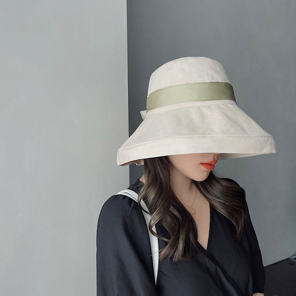 Дамска ежедневна шапка с шал и голяма периферия