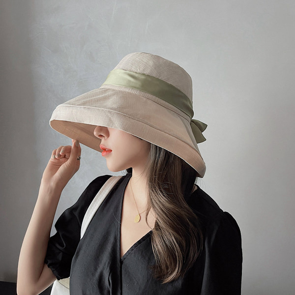 Дамска ежедневна шапка с шал и голяма периферия