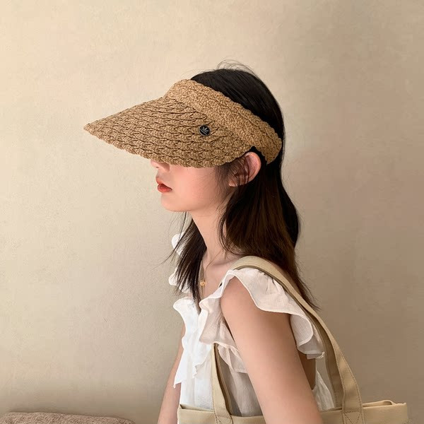 Дамска сламена козирка -три цвята