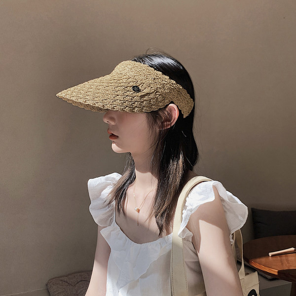 Дамска сламена козирка -три цвята