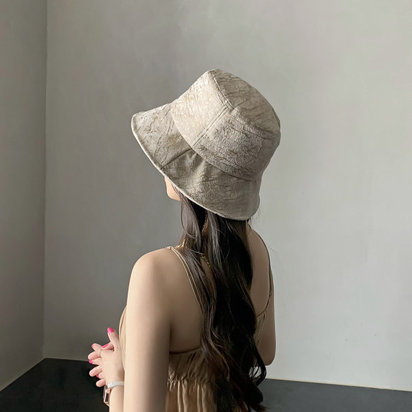 Лятна слънцезащитна дамска шапка тип рибарска