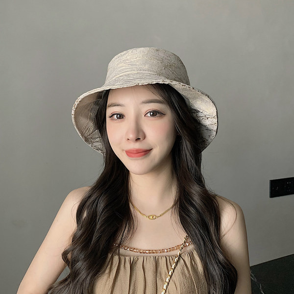 Лятна слънцезащитна дамска шапка тип рибарска