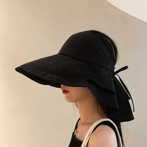 Laia äärega päikesekaitsemüts naistele