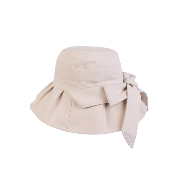 Слънцезащитна дамска шапка с панделка