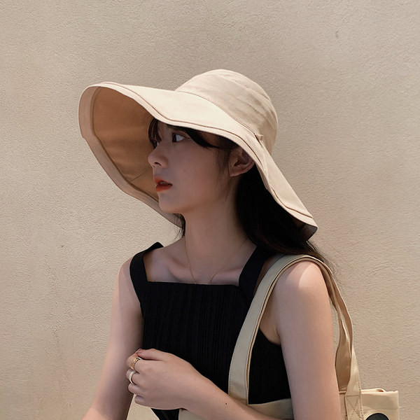 Ženski šešir za sunčanje s velikim obodom