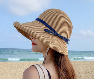 Καλοκαιρινό γυναικείο καπέλο με κορδέλα