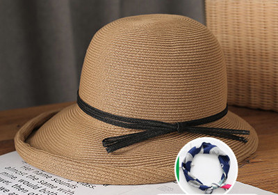 Καλοκαιρινό γυναικείο καπέλο με κορδέλα