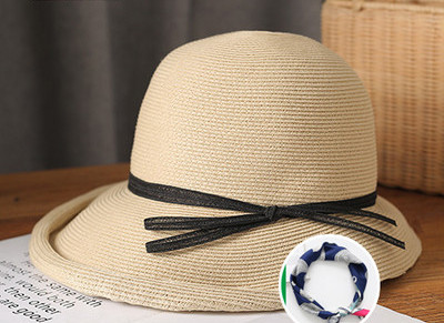 Καλοκαιρινό γυναικείο καπέλο με κορδέλα