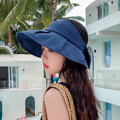 Ženska kapa za sunčanje sa šilterom i trakom