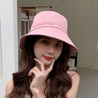 Ženski ležerni šešir s vezom i širokim obodom