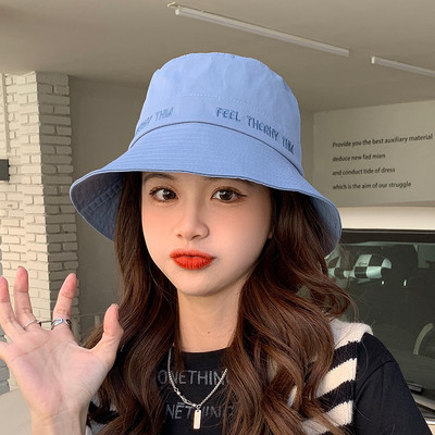 Ženski ležerni šešir s vezom i širokim obodom