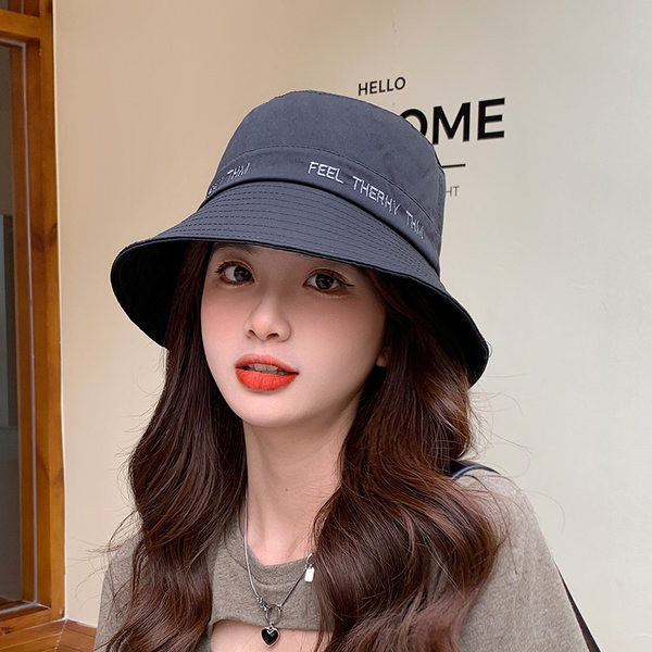 Ženski ležerni šešir s vezom i širokim obodom