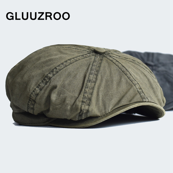 Μοντέρνο ανδρικό καπέλο τύπου μπερέ - στυλ ρετρό