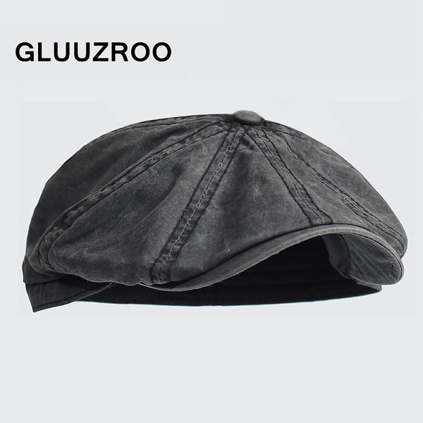 Μοντέρνο ανδρικό καπέλο τύπου μπερέ - στυλ ρετρό