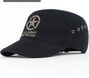 Ανδρικό καπέλο casual με κέντημα και γείσο