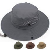 Αντηλιακό ανδρικό καπέλο με μεγάλη περιφέρια