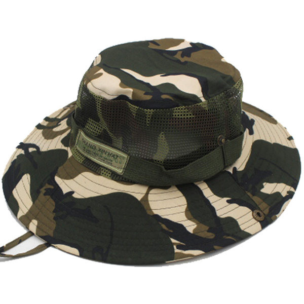 Αντηλιακό ανδρικό καπέλο με μεγάλη περιφέρια