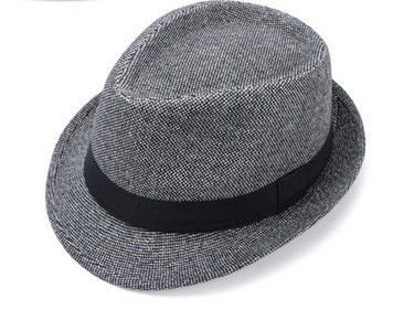 Μοντέρνο ανδρικό καπέλο με μεγάλη περιφέρια - ρετρό στυλ