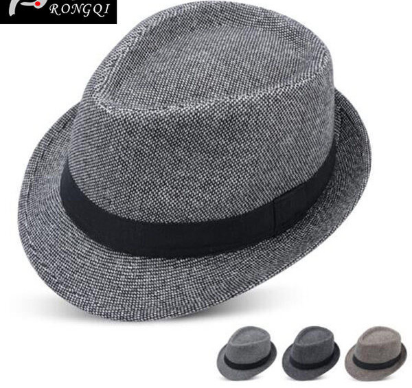 Μοντέρνο ανδρικό καπέλο με μεγάλη περιφέρια - ρετρό στυλ