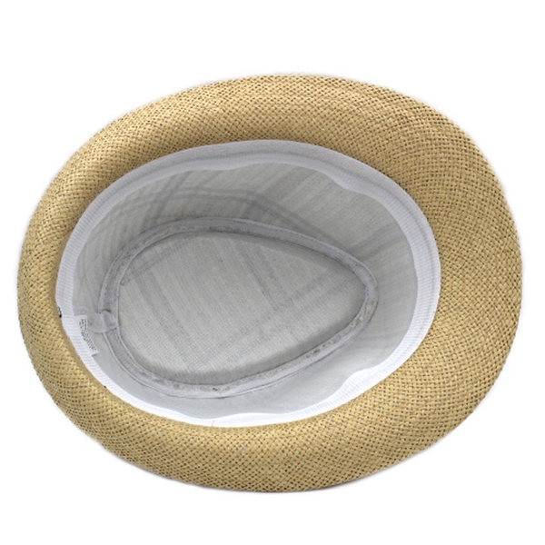 Αντηλιακό ανδρικό ψάθινο καπέλο με μεγάλη περιφέρια