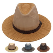 Μοντέρνο ανδρικό καλοκαιρινό καπέλο με μεγάλη περιφέρια