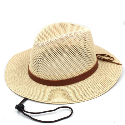 Μοντέρνο ανδρικό καλοκαιρινό καπέλο με μεγάλη περιφέρια