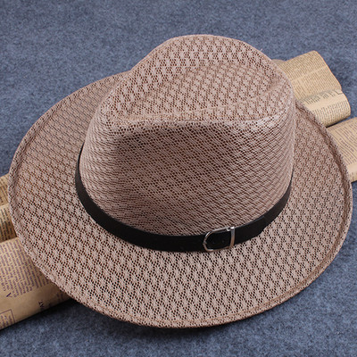 Casual ψάθινο καπέλο με μεγάλη περιφέρια