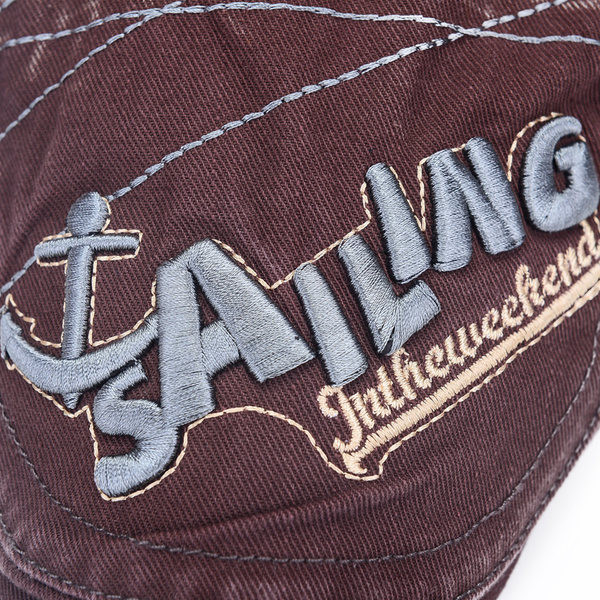 Νέο ανδρικό τζιν καπέλο με κεντητική επιγραφή