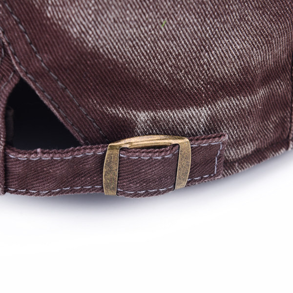 Νέο ανδρικό τζιν καπέλο με κεντητική επιγραφή