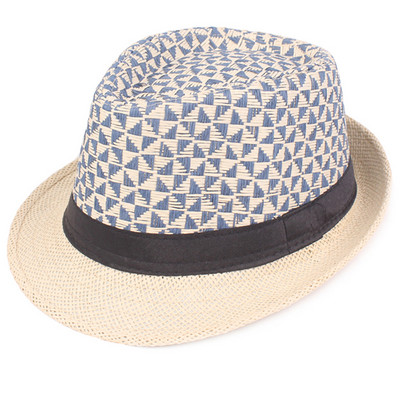 Ανδρικό ψάθινο καπέλο κατάλληλο για την παραλία
