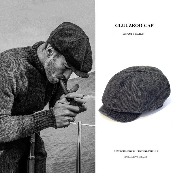 Pavasario-rudens tekstilinė beretės tipo kepurė